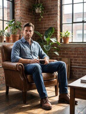 Denim and Co. Mens Straight 38x30 jeans